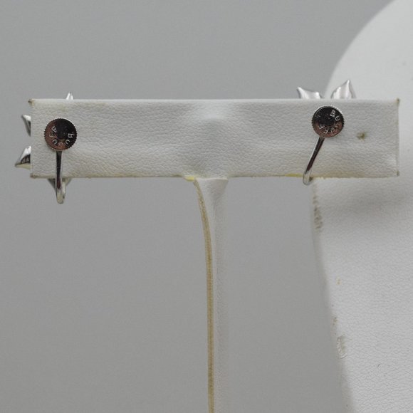 MCM Vintage BOGOFF Rhinestone & Silver Tone Necklace & Earring Set Parure - Picture 9 of 17